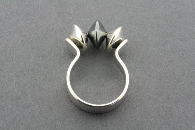 Sterling Silver Masoor Ring for Women - Elegant Indian Handmade Jewelry for Weddings, Parties & Daily Wear