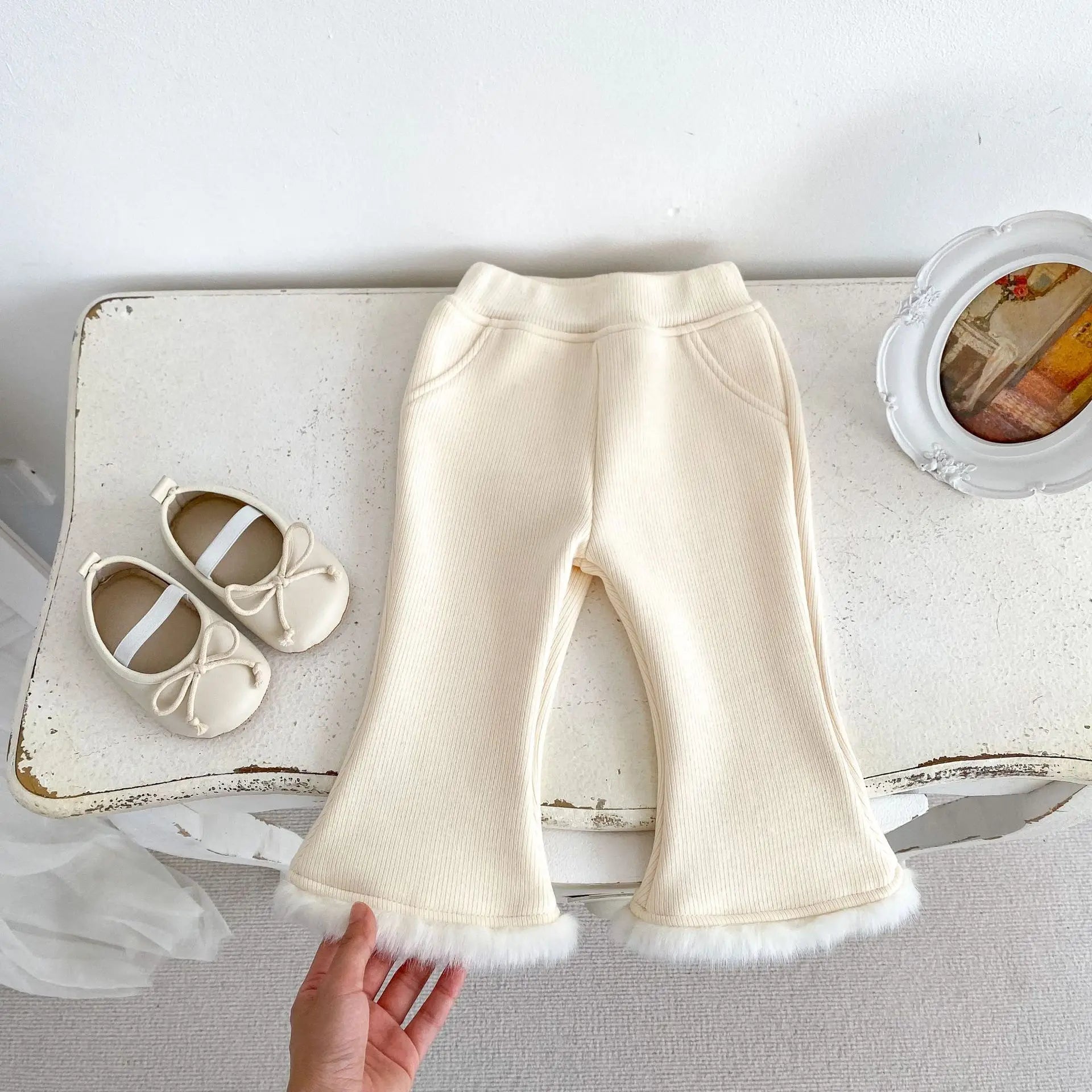 beige apricot