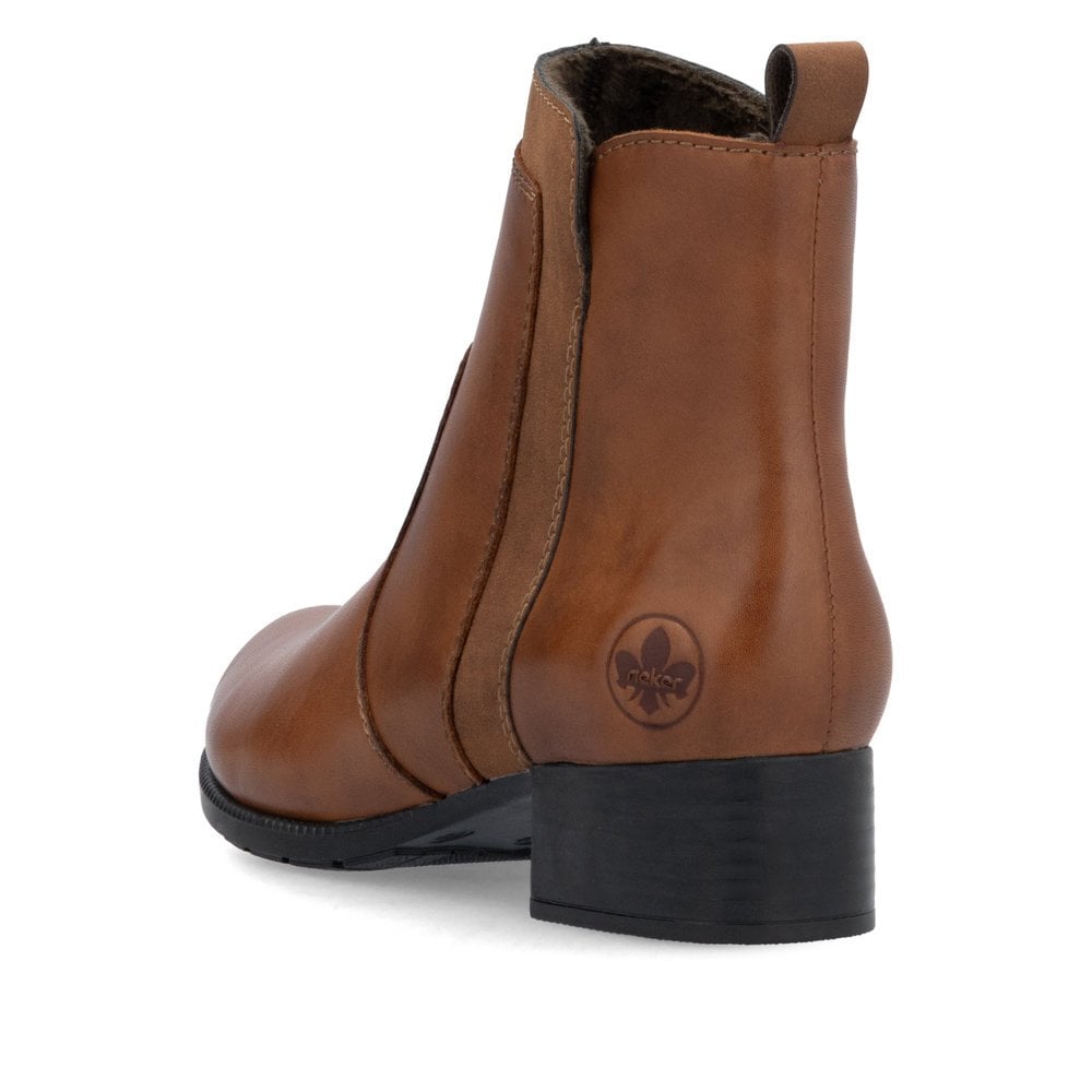 Rieker 78658 Women's Comfortable Brown Casual Shoes for Walking, Work & Everyday Wear