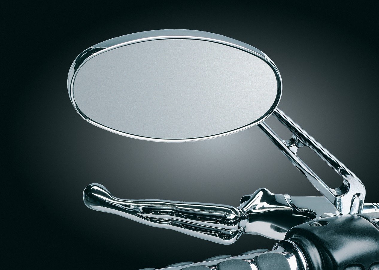 Ellipse™ Frameless Wall Mirror with Flat Glass and Chrome Finish - Perfect for Bathroom, Bedroom, and Living Room Decor
