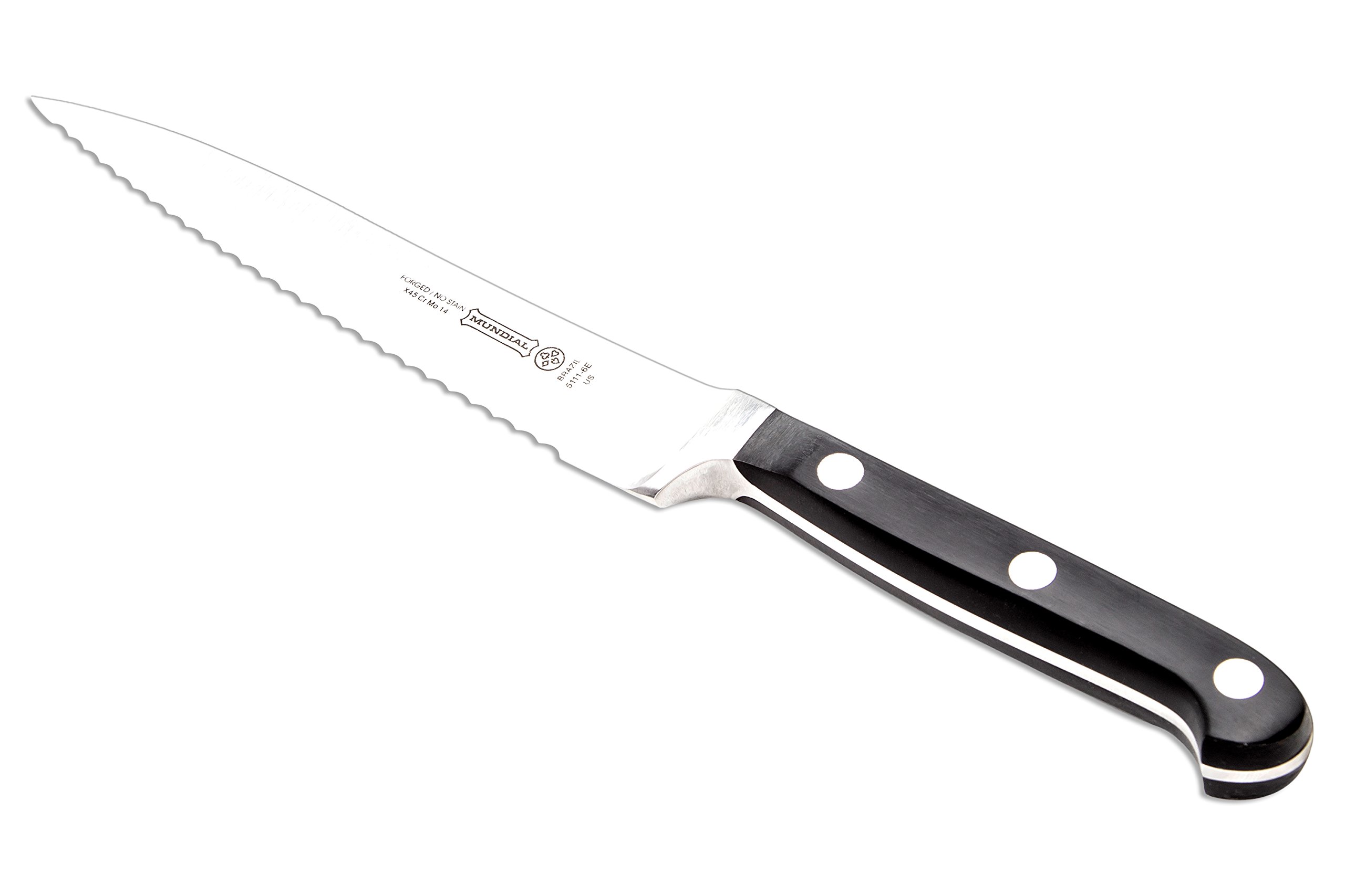 5100 Series 3-Piece Starter Set - Premium Black Kitchen Knives Set for Home Chefs | Perfect for Slicing, Dicing & Meal Prep