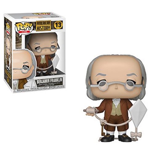 Benjamin Franklin Pop! Vinyl Figure - American History Collectible [13] - Perfect for History Buffs & Pop Culture Fans