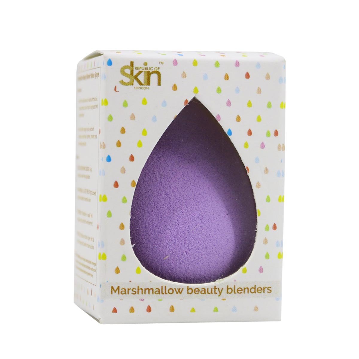 REPUBLIC OF SKIN London Anti-Microbial Latex-Free Beauty Blender Makeup Sponge - Soft & Blemish-Free Application for Flawless Foundation & Concealer - Perfect for Daily Makeup, Travel & Professional Use