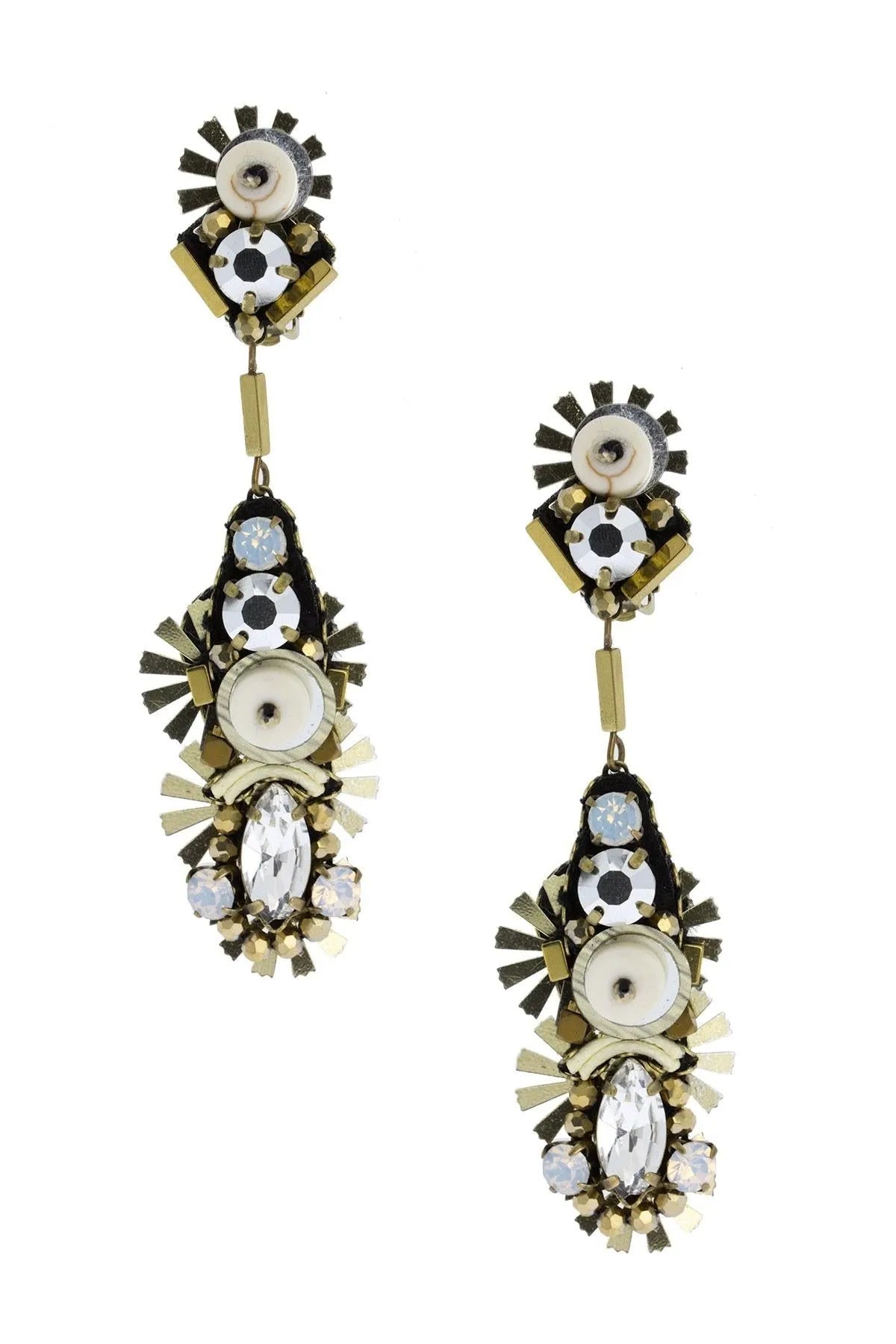 Trudy Dangle Earrings for Women - Fashionable Gold Plated Drop Earrings - Perfect for Parties, Weddings & Everyday Wear