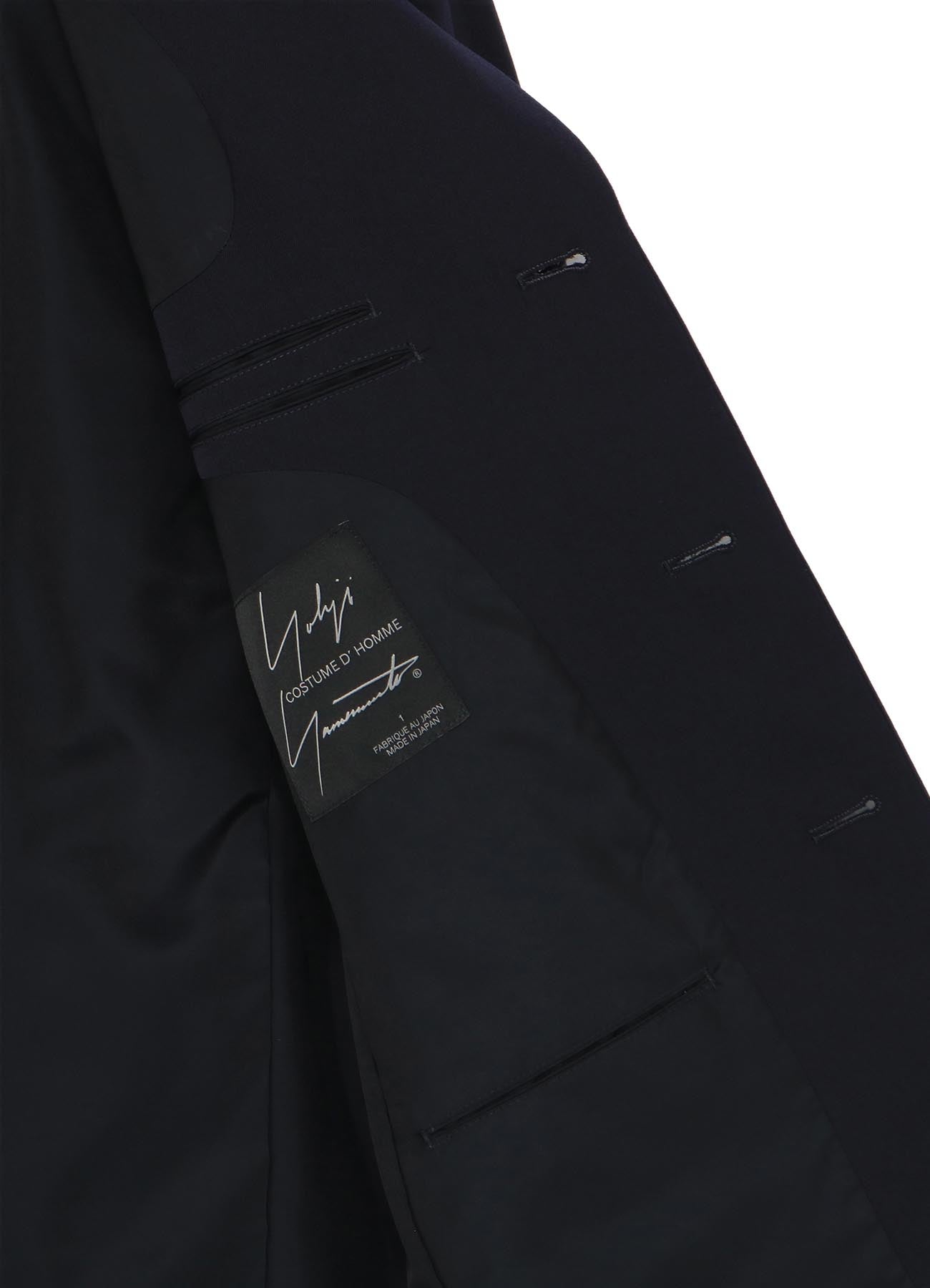 Men's Gabardine 3-Button Single Fastener Suit Jacket - Formal Business Attire, Office Wear & Special Occasions