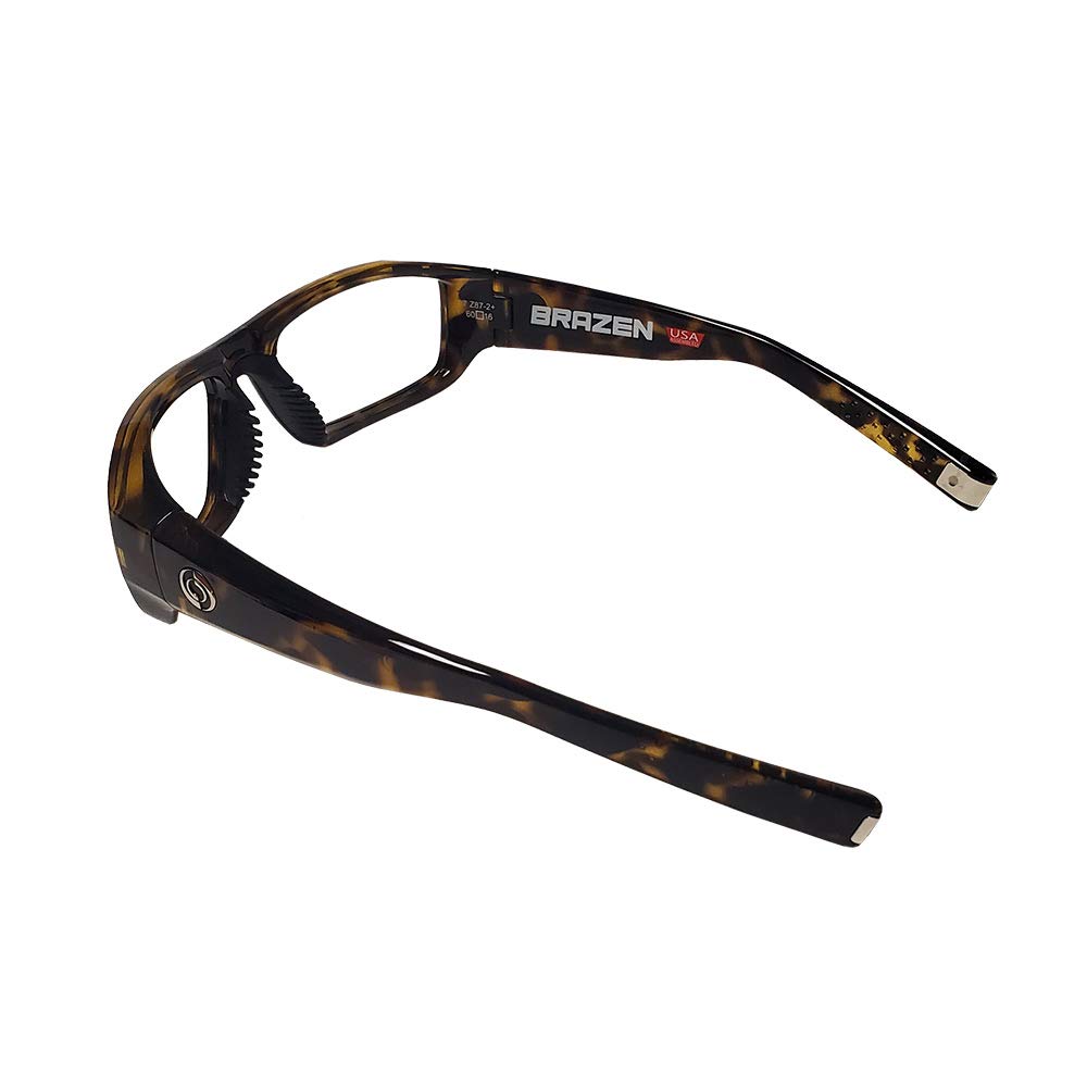 Barrier Brazen 0.75mm Lead X-Ray Radiation Protection Safety Glasses - Tortoise Frame for Dentists, Radiology & Medical Professionals