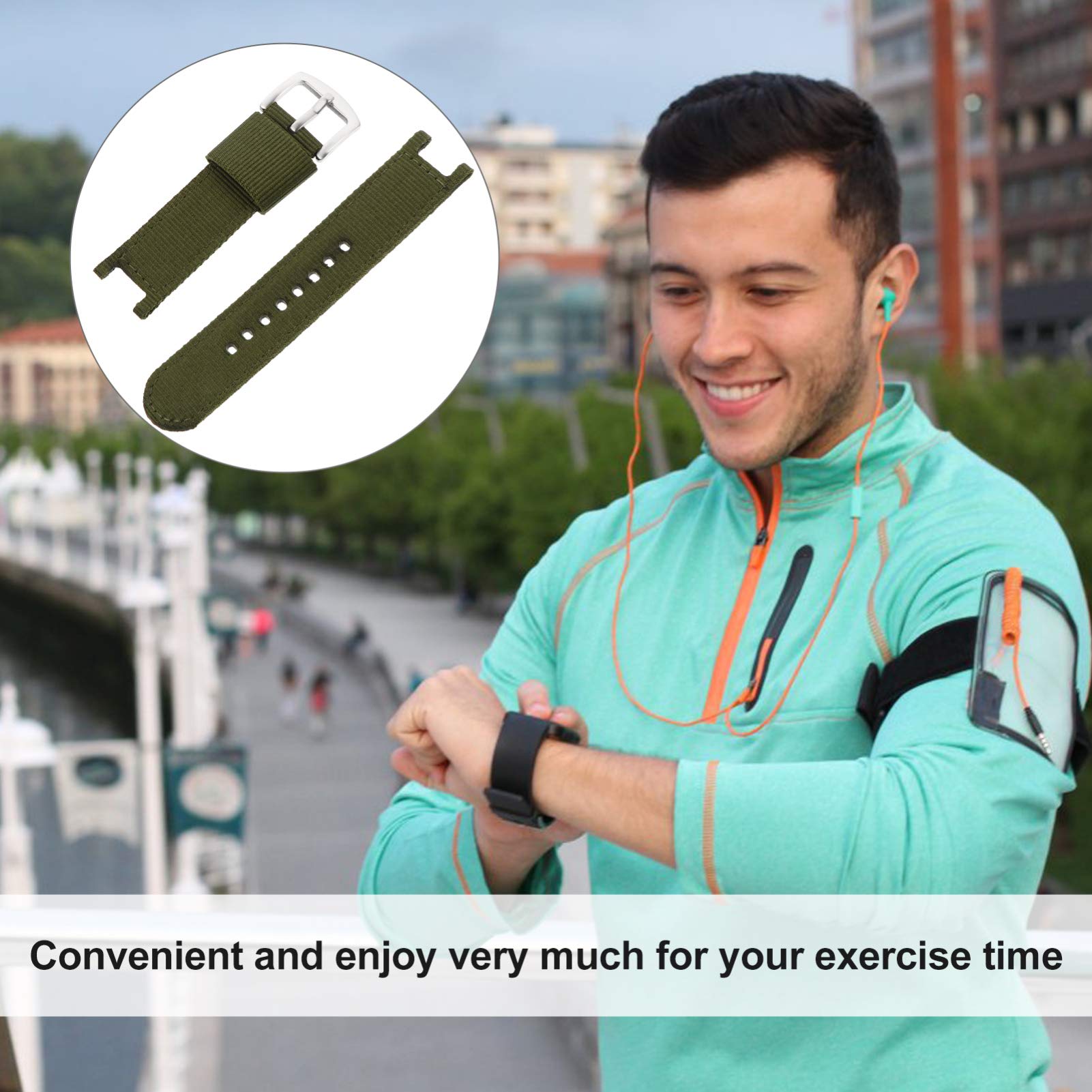 Premium Nylon Smart Watch Band - Durable & Waterproof Strap for Apple Watch, Samsung Galaxy, Fitbit - Perfect for Fitness, Swimming & Everyday Wear