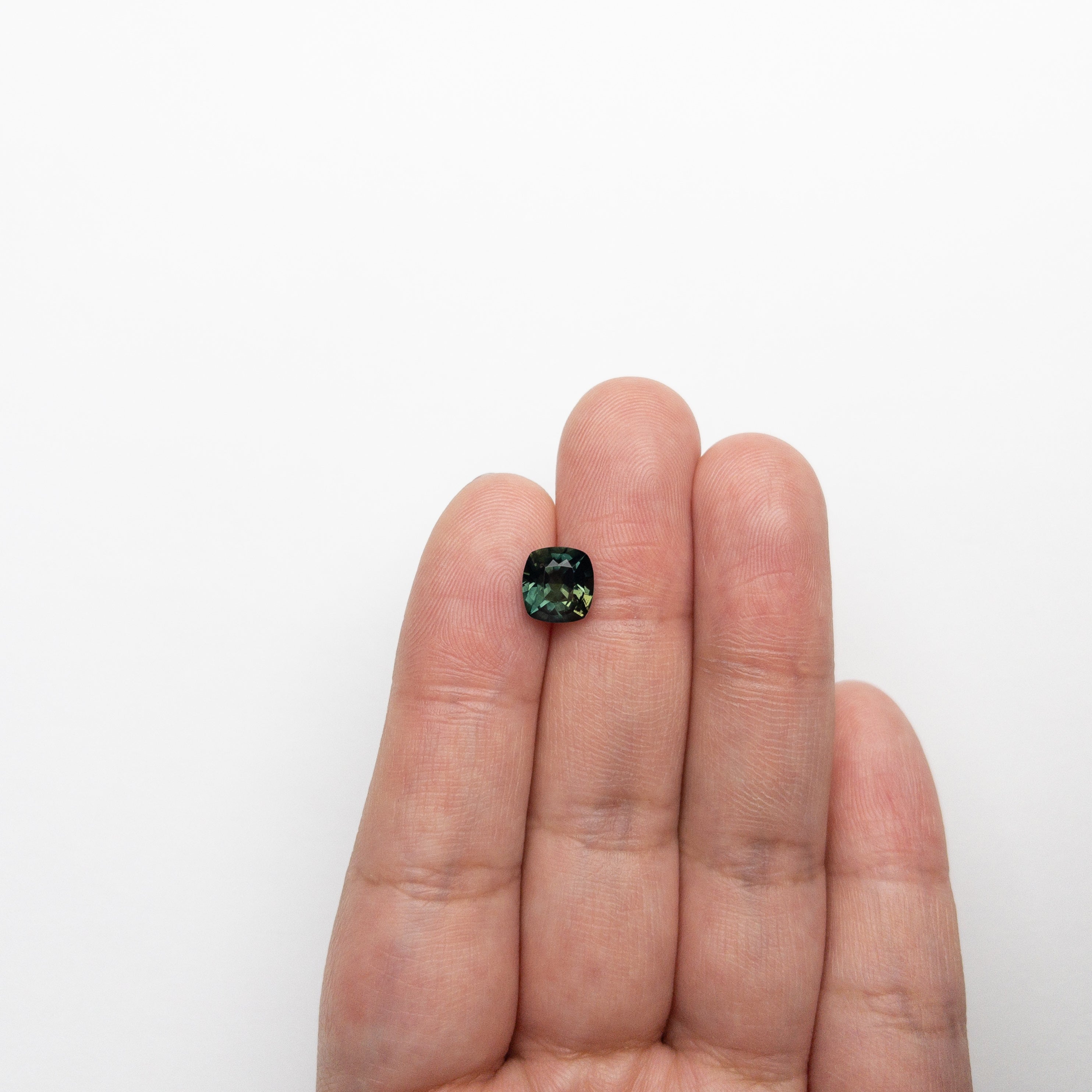 2.36ct Cushion Cut Blue Sapphire Gemstone - 7.77x7.36x4.97mm Natural Loose Stone for Jewelry Making, Engagement Rings & Fine Collections