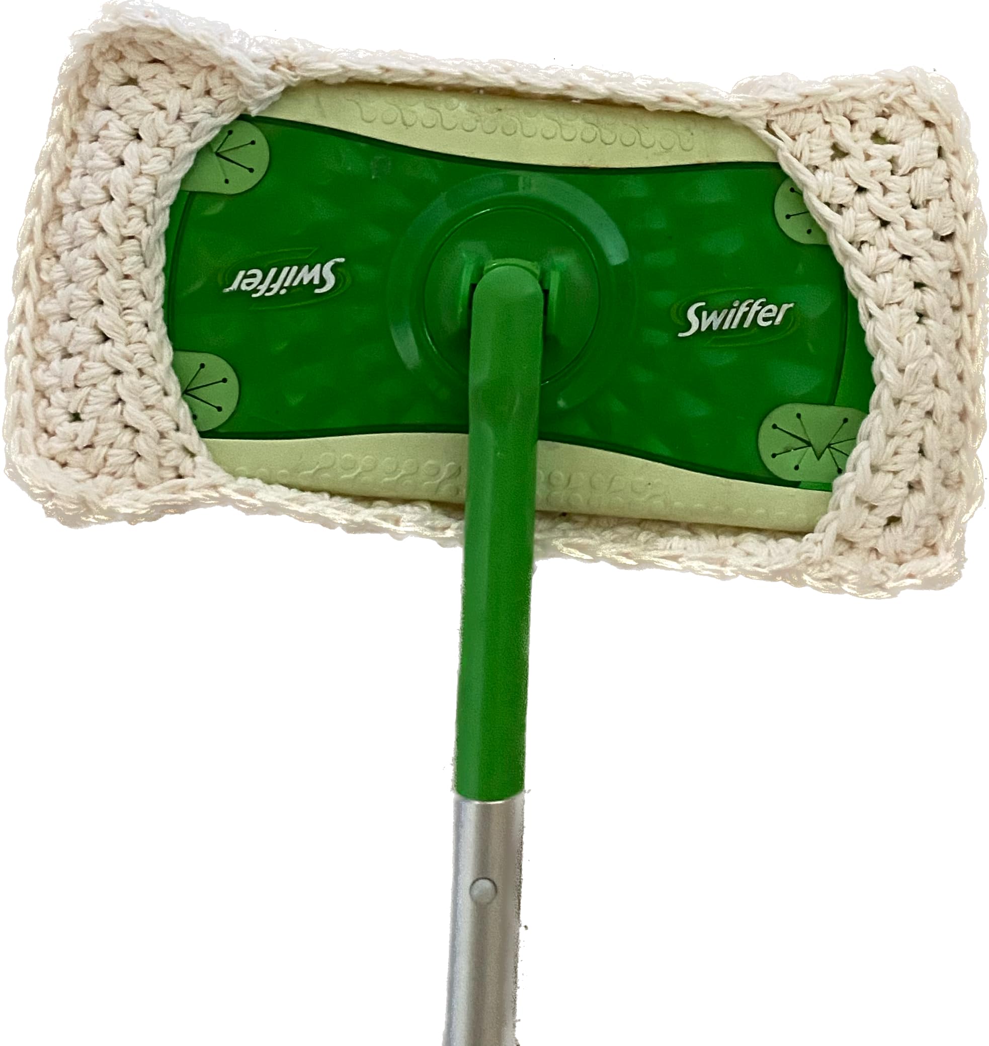 Crochet Neutral Mop Cover - Soft, Washable & Durable for Kitchen, Bathroom & Home Cleaning