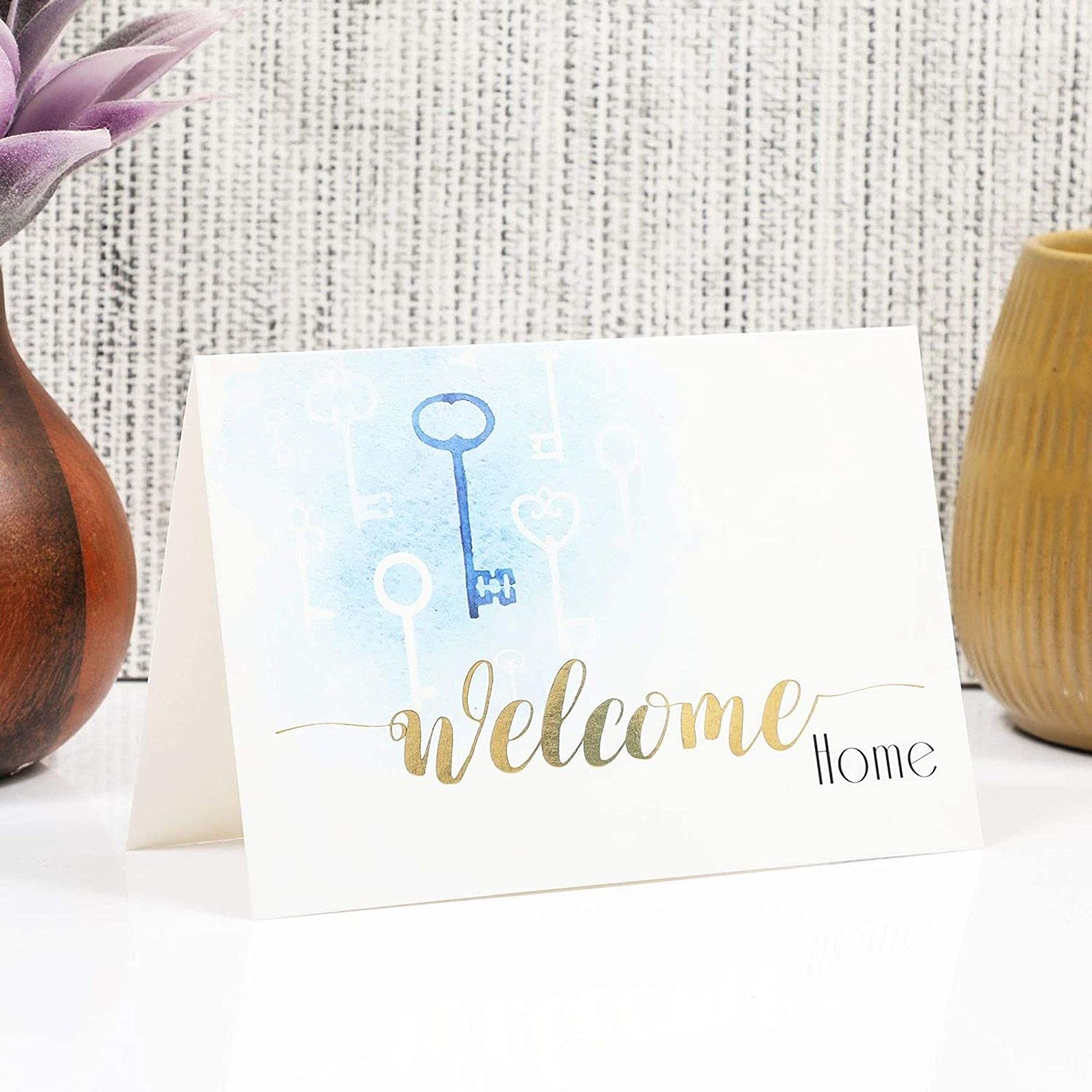 Premium Blank Greeting Cards & Envelopes Set for Realtors - Welcome Home Cards (4x6 Inches, 48 Pack) - Perfect for Client Appreciation, Housewarming Gifts & Real Estate Marketing