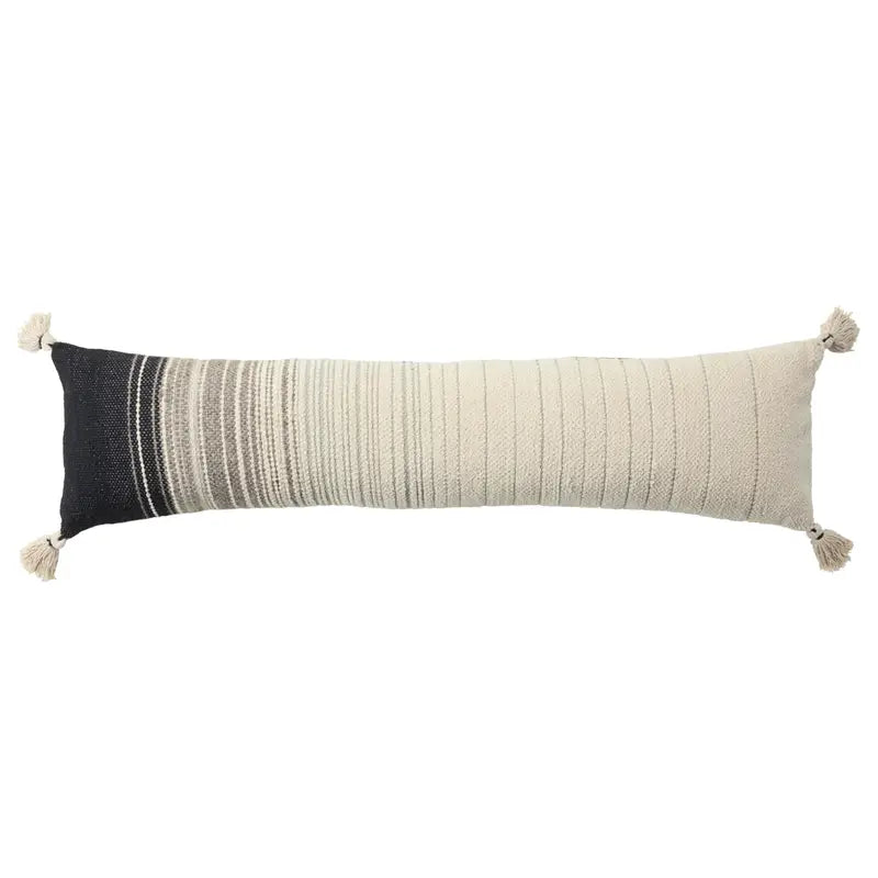 Jaipur Living Sabir Lumbar Pillow - Decorative Throw Pillow for Sofa, Bed & Couch - Soft Cotton Blend Cushion for Home Decor & Living Room Accent
