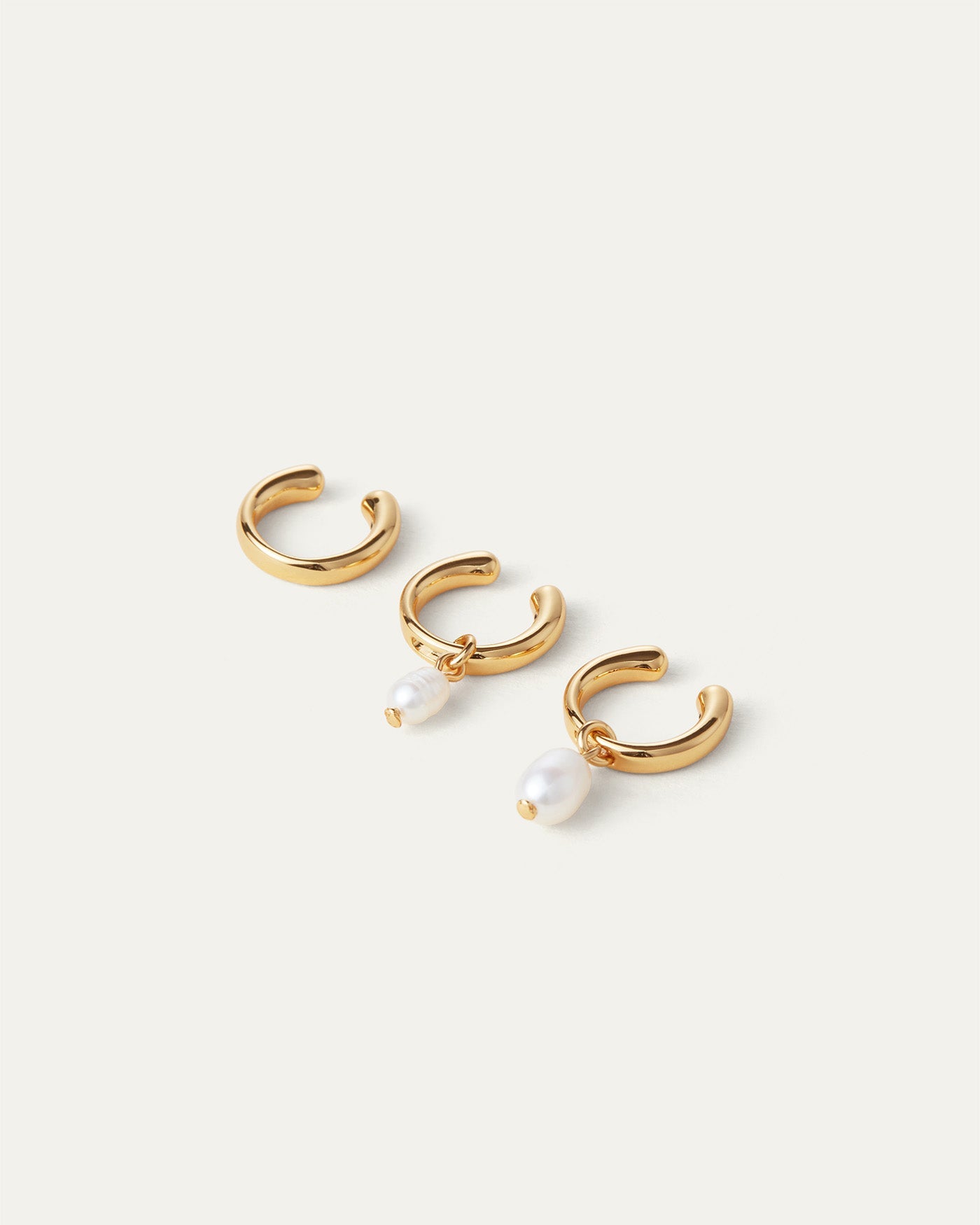 Romi Ear Cuff Set - Trendy Non-Pierced Earrings for Women, Gold & Silver Boho Hoop Ear Cuffs - Perfect for Parties, Weddings & Everyday Wear