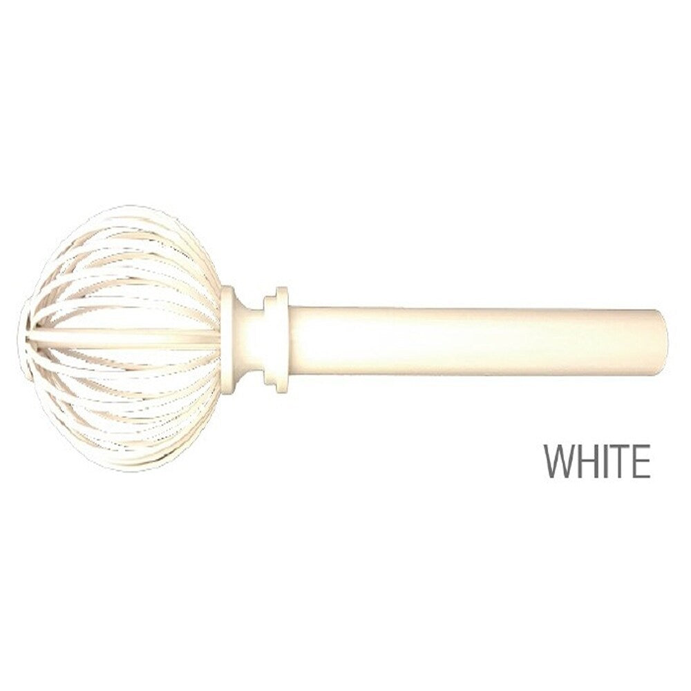 White Bird Cage Window Rod - Expandable Tension Curtain Rod for Birds, Small Pets - Perfect for Bird Cages, Pet Play Areas & Window Perches