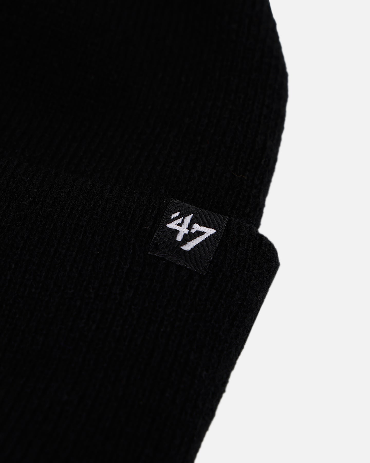 47 Brand Las Vegas Raiders Haymaker Cuff Knit Beanie - Black/White NFL Team Logo Winter Hat for Men & Women - Perfect for Football Games, Cold Weather & Fan Gear Collection