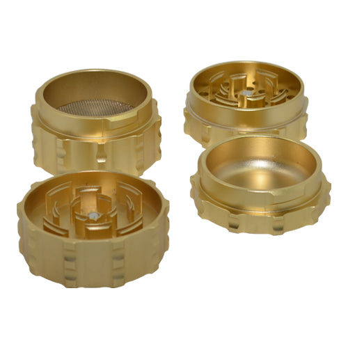 Premium 5-Piece Decagon Herb Grinder with Pollen Catcher - Sharp Diamond Teeth for Smooth Grinding - Perfect for Herbs, Spices & Tobacco - Ideal for Cooking, Baking & Smoking Accessories
