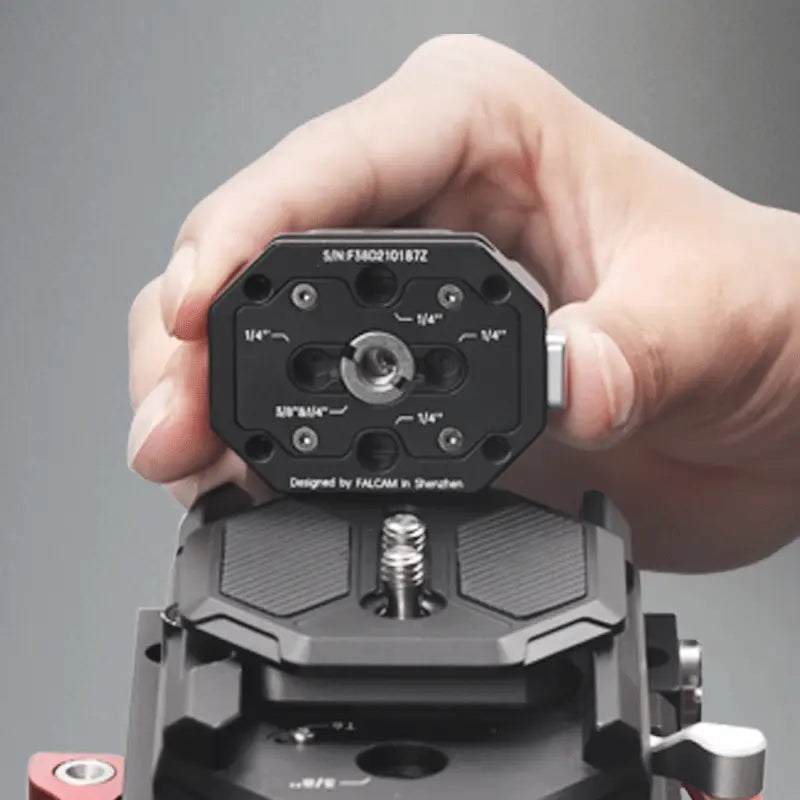 Ulanzi Falcam F38 Multi-Hole Quick Release Base Plate 3364 - Compatible with DSLR, Mirrorless Cameras & Tripods - Perfect for Vlogging, Photography & Video Shooting