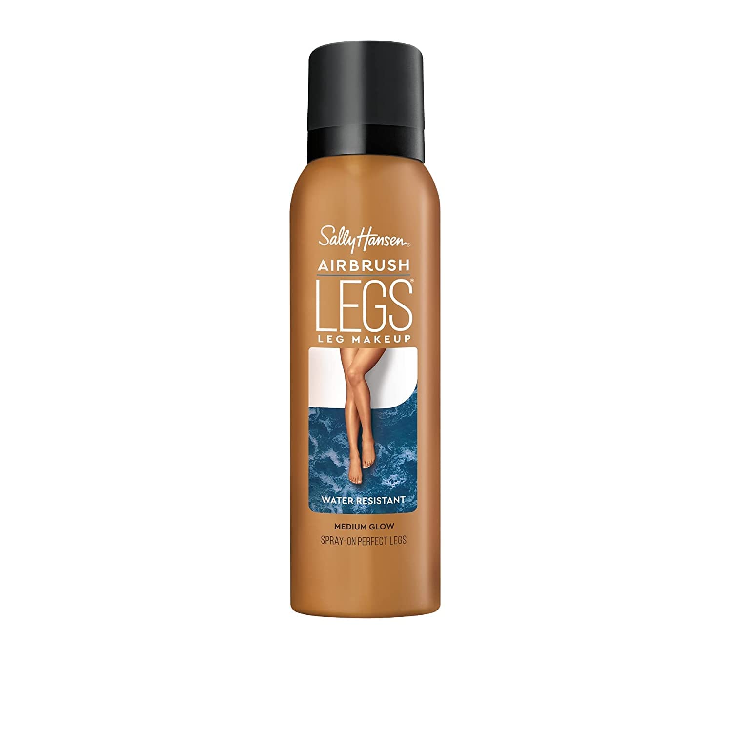 Sally Hansen Airbrush Legs Spray-On Makeup - Medium Glow 4.4 Oz | Instant Leg Coverage for Flawless Skin | Perfect for Weddings, Parties & Everyday Wear