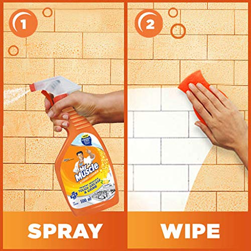 Mr Muscle All-Purpose Cleaner for Toilet, Kitchen, Glass - Powerful Multi-Surface Cleaning for Bathrooms, Kitchens, and Windows | Ideal for Homes, Offices, and Commercial Use