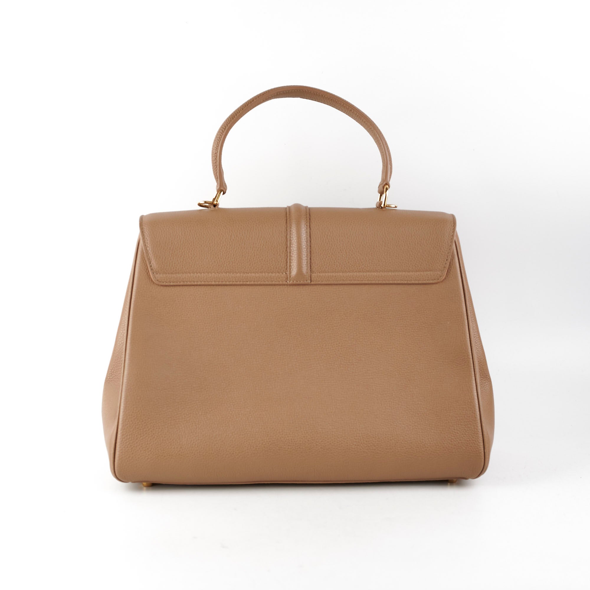 Celine 16 Medium Classic Taupe Handbag - Luxury Leather Shoulder Bag for Women | Perfect for Work, Travel & Everyday Use