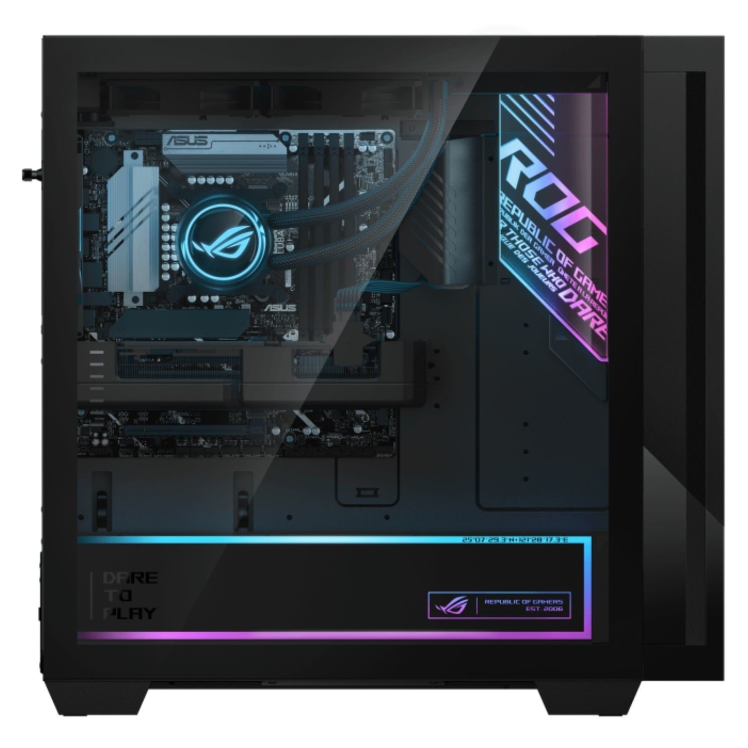 ASUS ROG G700 Gaming Desktop PC - Intel Core Ultra 7 265KF Processor, NVIDIA RTX 5090 GPU, 64GB RAM, 2TB SSD, Liquid Cooling, Windows 11 - Ultimate Gaming & Streaming Performance for Esports, VR & 4K Gaming