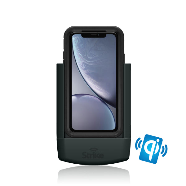 iPhone XR Wireless Charging Car Mount Holder - Compatible with Otterbox Defender Case - Hands-Free Charging for Safe Driving & GPS Navigation