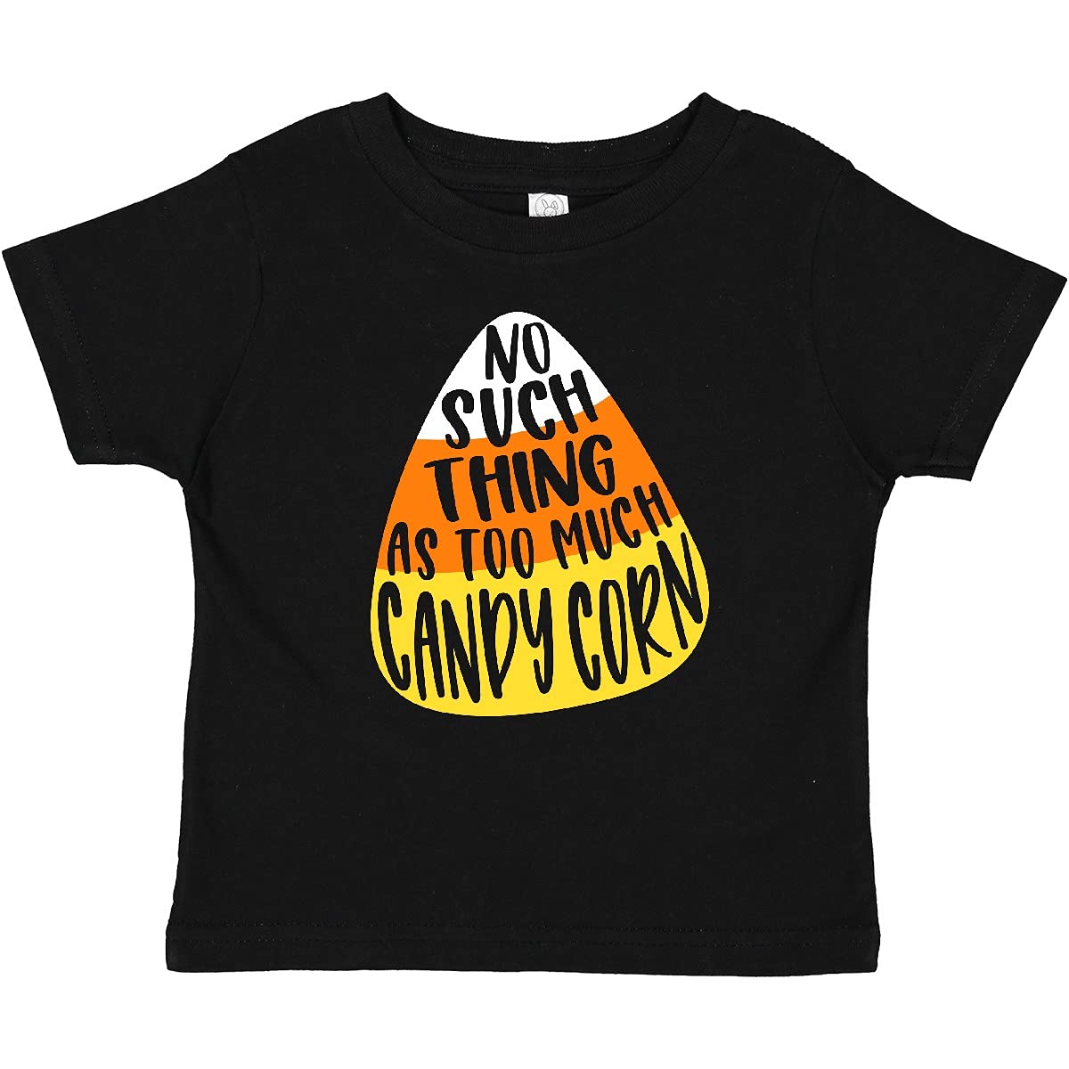 Inktastic Halloween No Such Thing As Too Much Candy Corn Baby T-Shirt - Cute Halloween Outfit for Babies & Toddlers - Perfect for Trick-or-Treating, Costume Parties & Family Photos