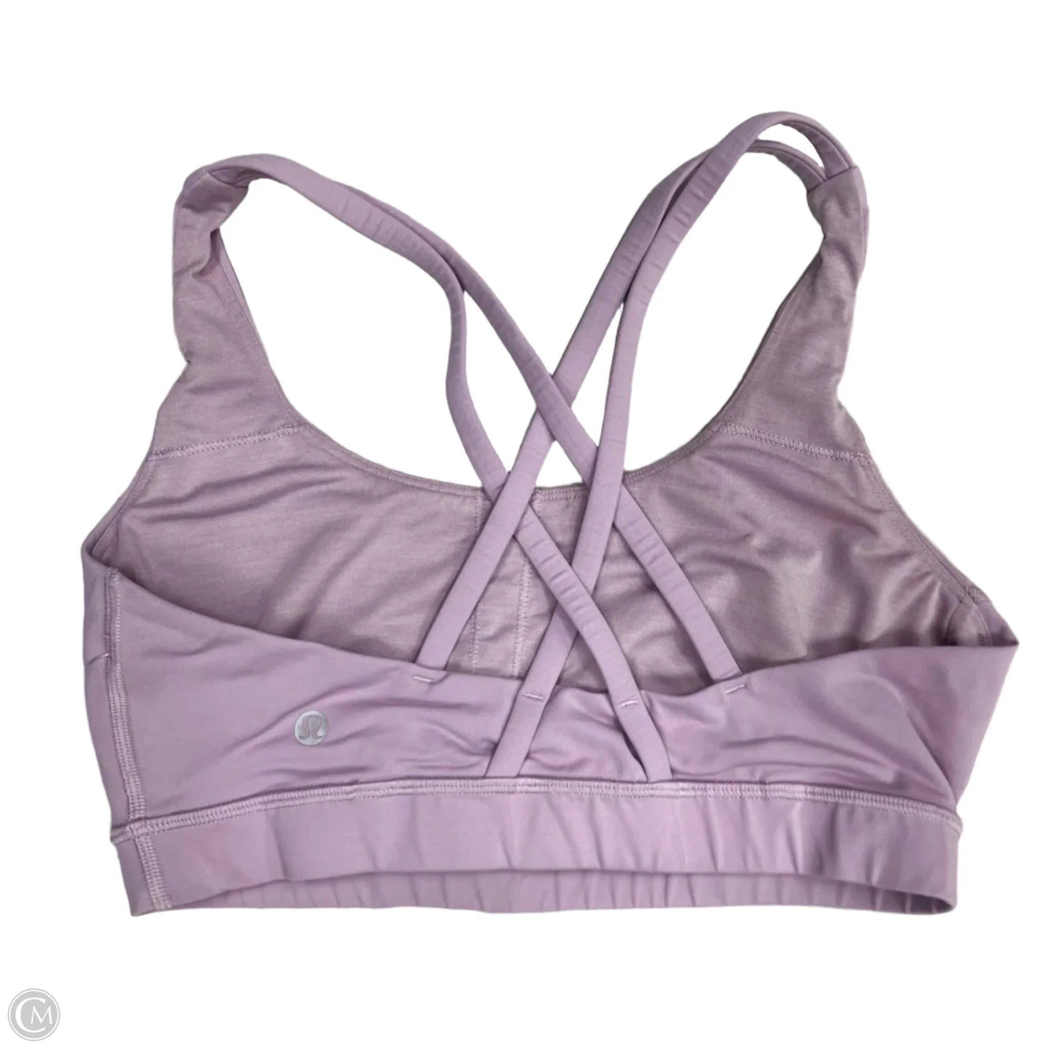 Lululemon Purple Medium Athletic Sports Bra - High Support Workout Top for Running, Yoga & Gym