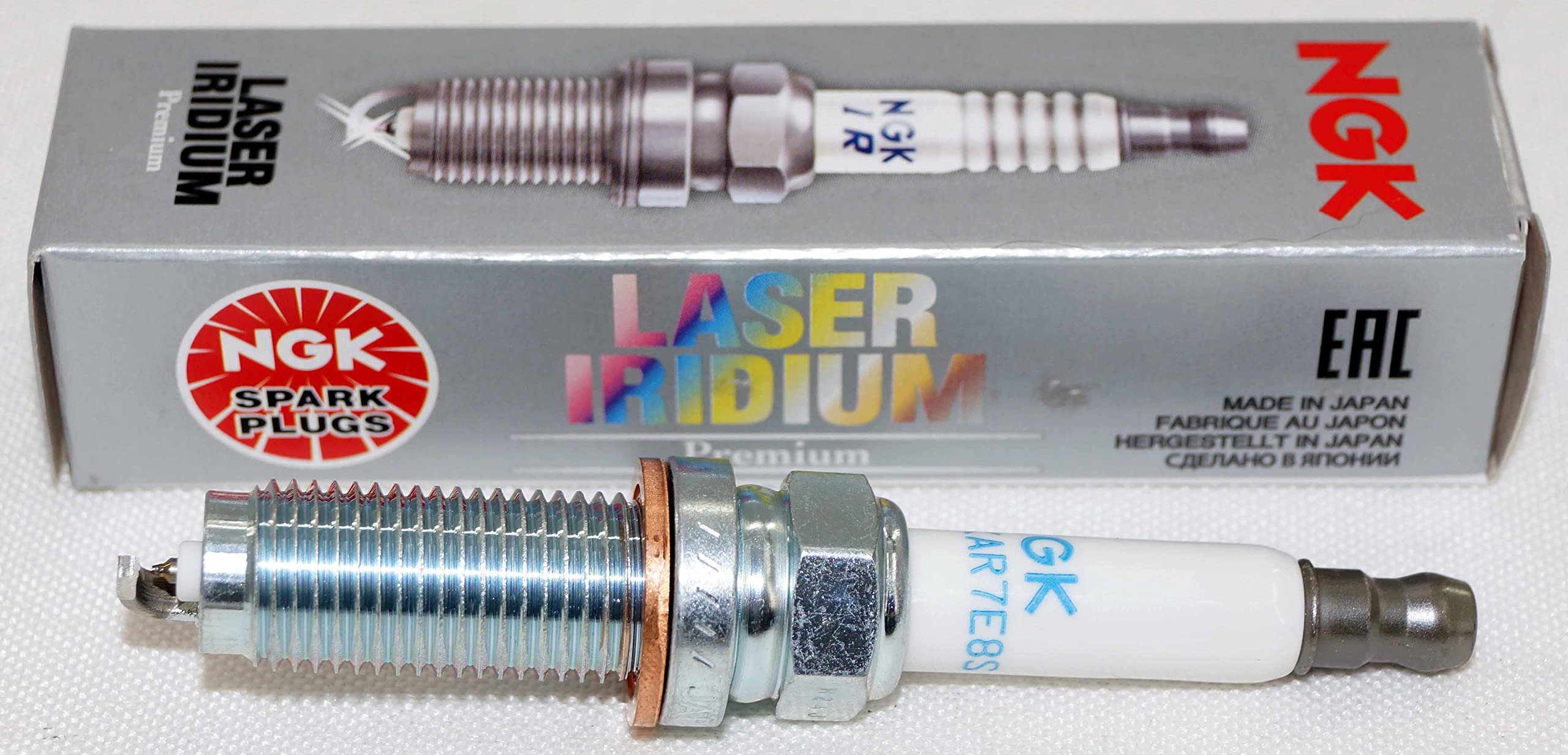 NGK SILZKAR7E8S 93476 Iridium Spark Plug - Pack of 8 | High Performance Spark Plugs for Honda, Toyota, Lexus | Perfect for Engine Tune-Ups & Performance Upgrades