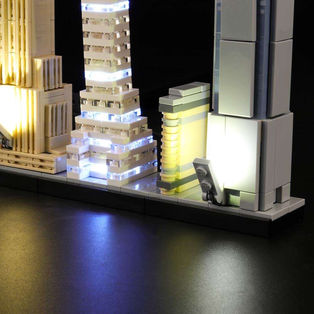 LIGHTAILING LED Light Kit for LEGO Architecture New York City Skyline 21028 Building Blocks Model - DIY Lighting Set (Model Not Included) | Perfect for Home Decoration, Gift Ideas & LEGO Enthusiasts