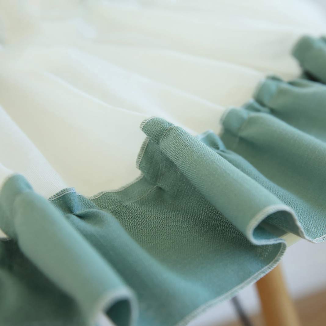 Half Kitchen Window Curtains Sheer Cafe Curtains with Rod Pocket - Elegant Valance for Bathroom, Living Room & Small Windows (1 Piece) - Perfect for Privacy & Natural Light in Kitchens, Bathrooms & Cozy Spaces