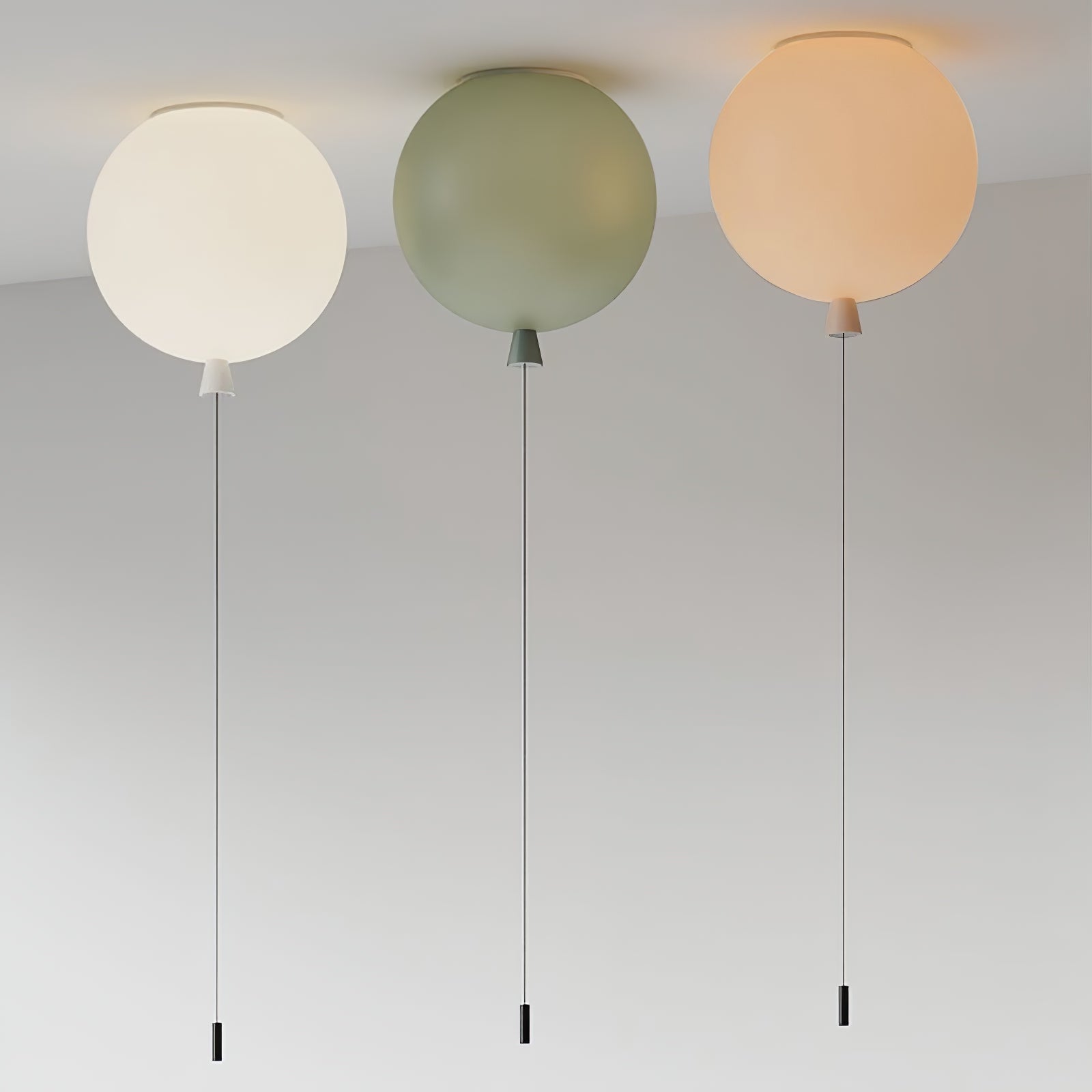 Balloon Dream Pendant Light - Modern Glass Ceiling Lamp for Dining Room, Kitchen Island & Bedroom Decor