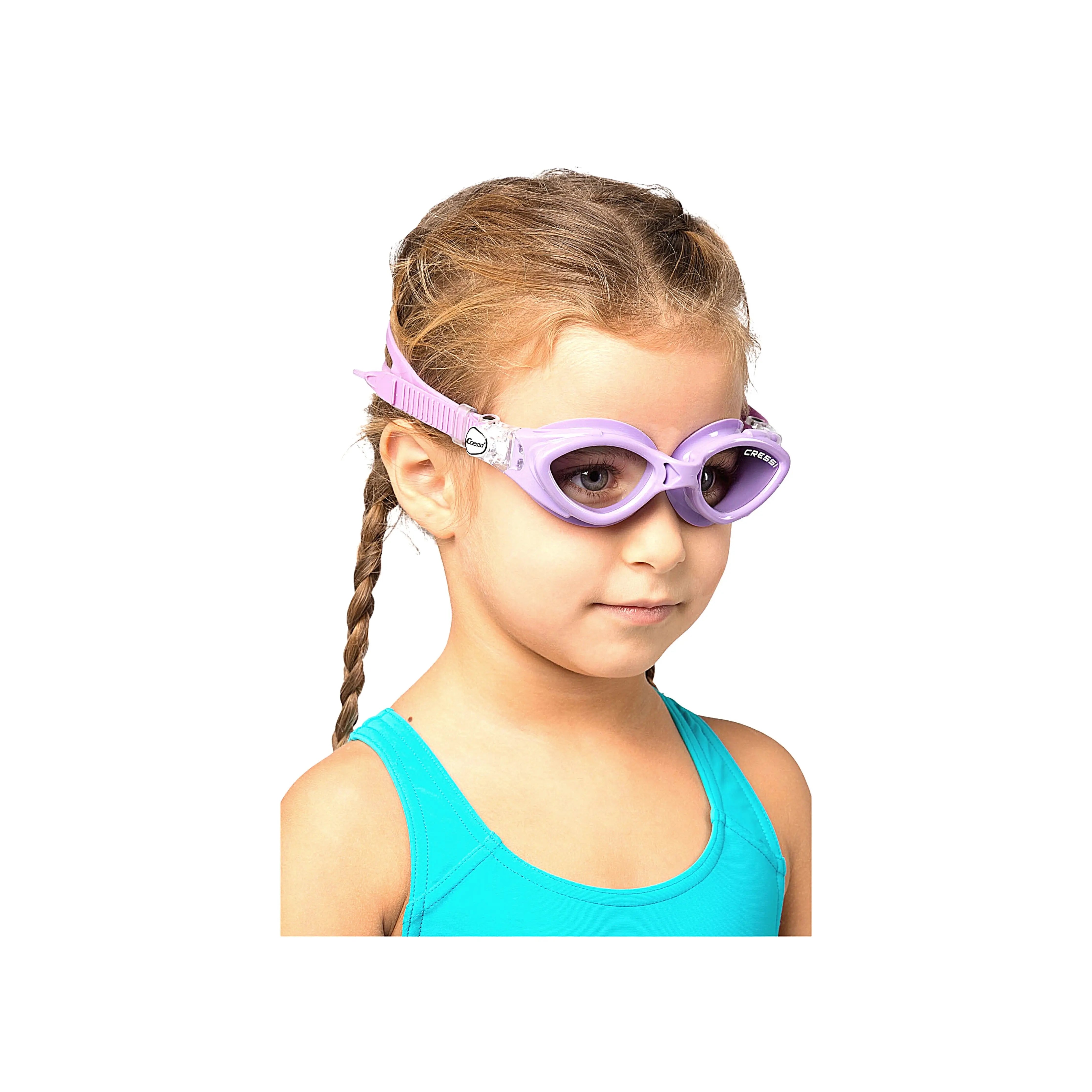 Cressi King Crab Kids Swim Goggles for Ages 7-15 | UV Protection & Anti-Fog Scuba Mask | Perfect for Swimming Lessons, Snorkeling & Pool Games