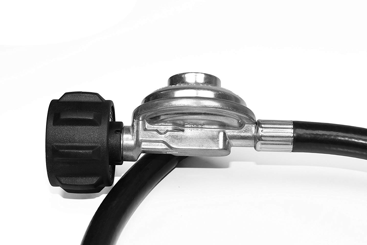 DOZYANT Universal QCC1 Propane Regulator and Hose - 2 Feet Replacement for LP Gas Grill, Heater, Fire Pit Table - Perfect for Outdoor BBQ, Camping & Patio Use