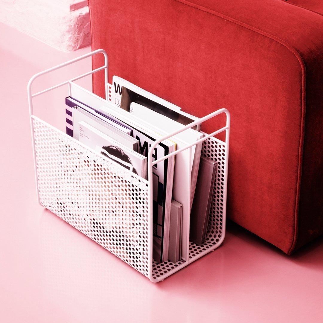 Vintage Wooden Analog Magazine Rack - Set of 2 - Wall Mounted Newspaper & Book Holder for Living Room, Office, or Library Organization