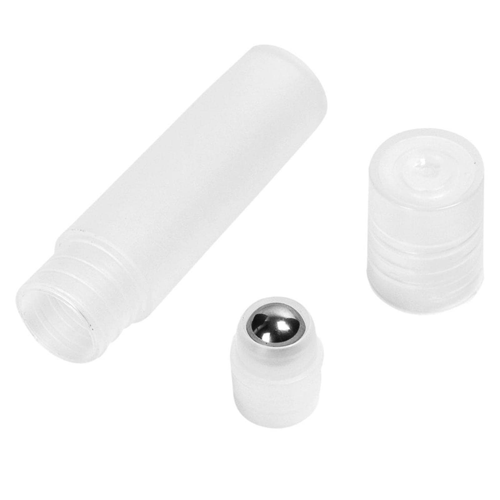 10 Pack 5ml Empty Roll On Bottles for Essential Oils, Perfume & Cream Refills - Portable Travel Size Glass Bottles for Aromatherapy, DIY Beauty & Skincare Products