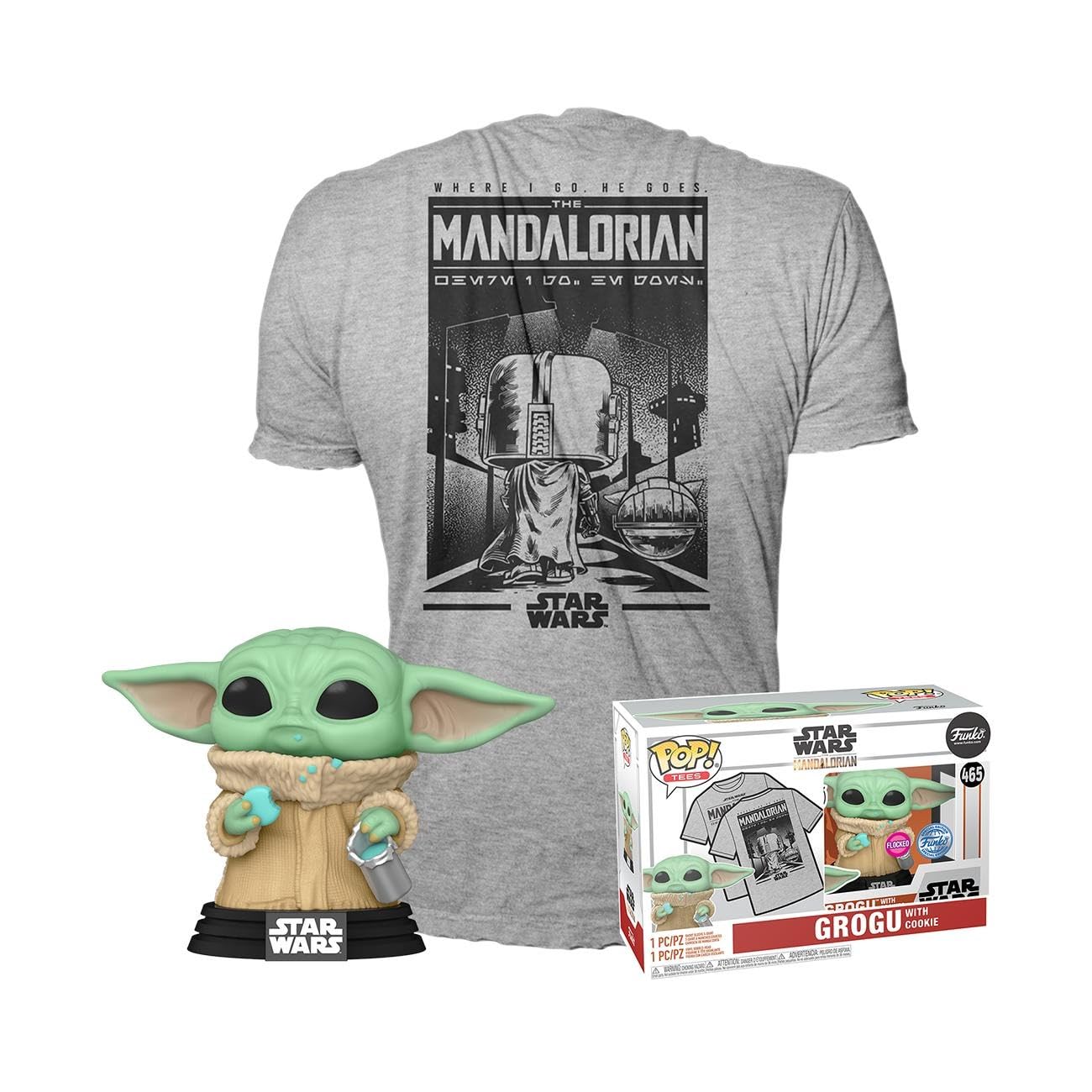 Funko Pop! The Mandalorian Grogu with Cookies - Collectible for Fans