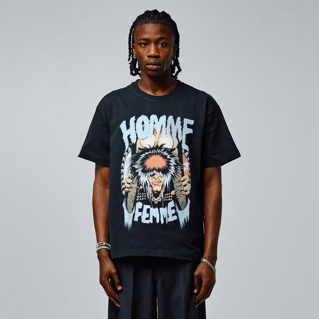 Men's & Women's Motley Crew Graphic Tee - Black Cotton T-Shirt for Casual Wear & Rock Concerts