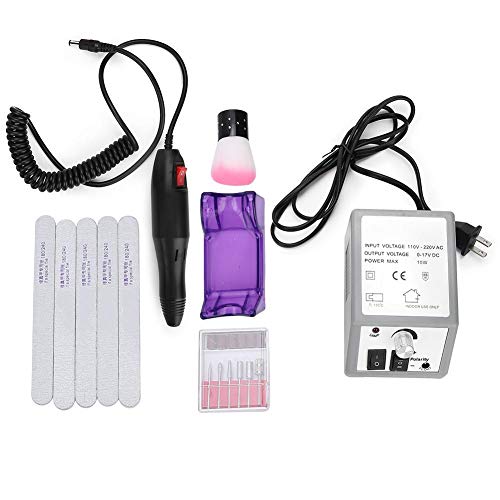 Professional 20000RPM Electric Nail Drill Machine - Acrylic Nail Art Manicure Grinder & Gel Nail Polisher for Salon & Home Use | Perfect for Nail Extensions, Gel Polish Removal & Nail Shaping (US Plug)