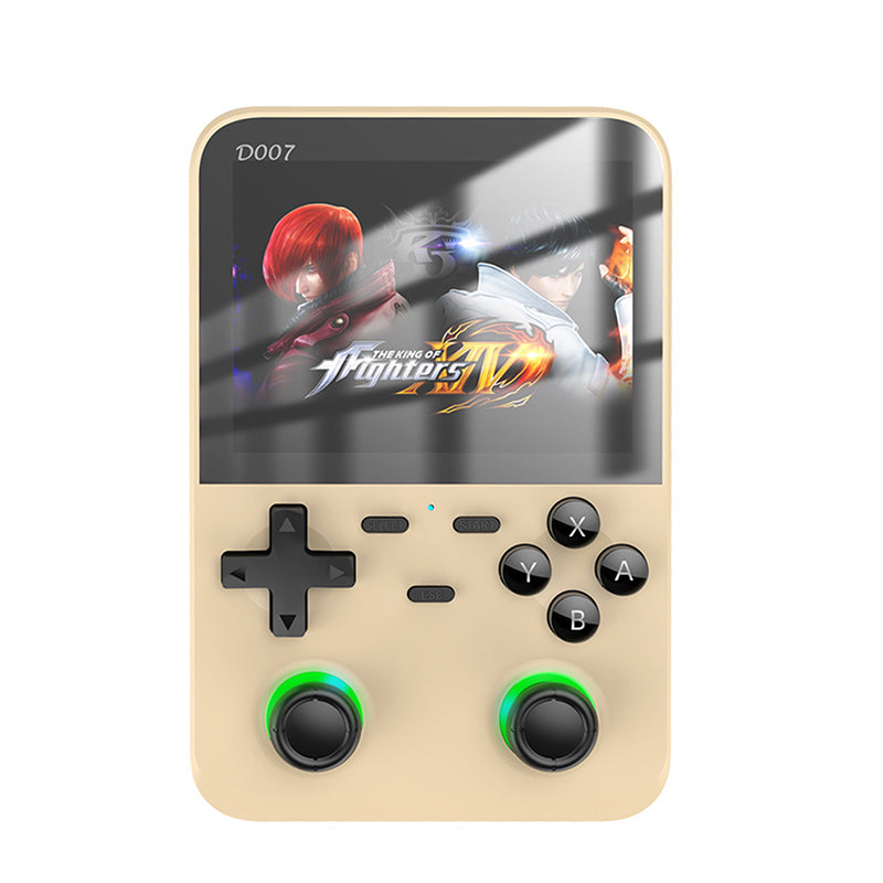 D007 Plus Handheld Game Console with 3D Joystick - Portable Retro Gaming Device for Kids & Adults - Perfect for Travel, Commuting and Home Entertainment