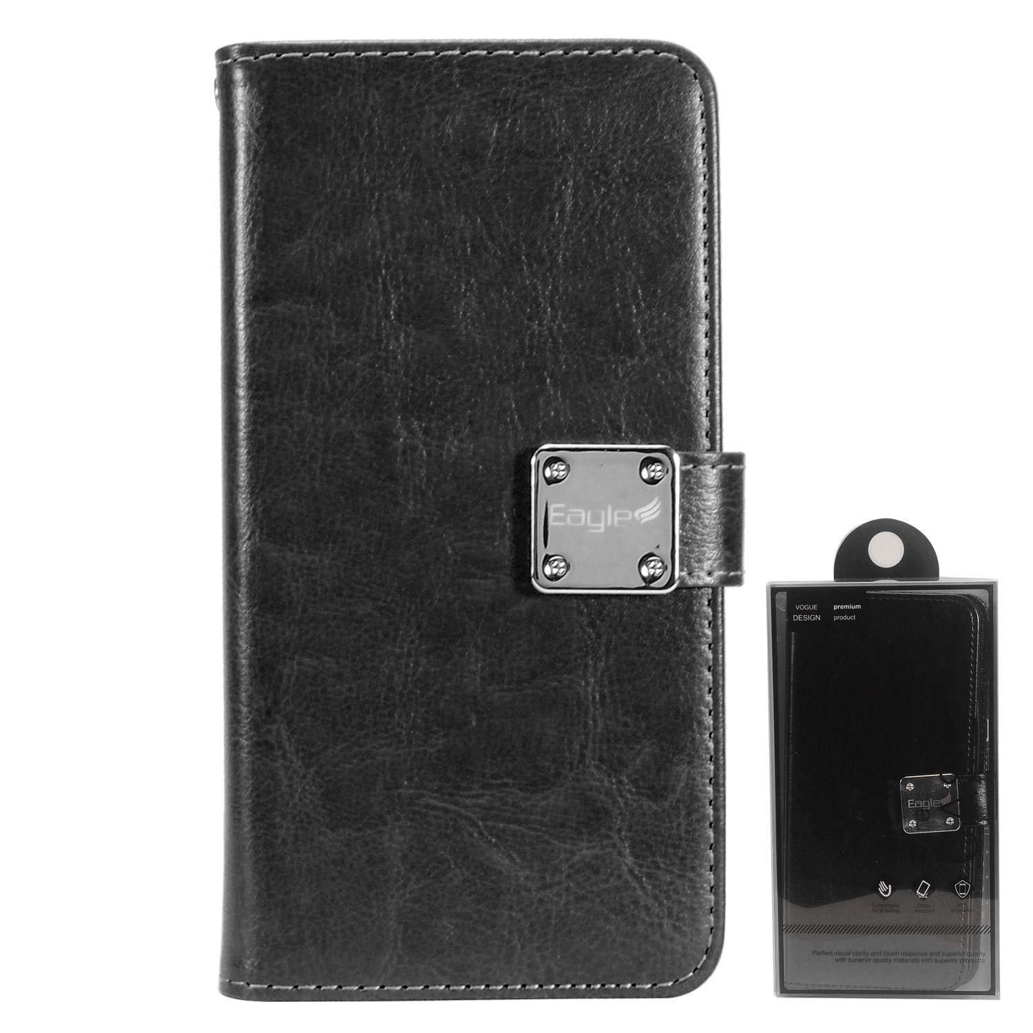 Samsung Galaxy A11 (SM-A115) Magnetic Wallet Phone Case with Detachable Cover - MW2 Black - Perfect for Hands-Free Use & Secure Card Storage