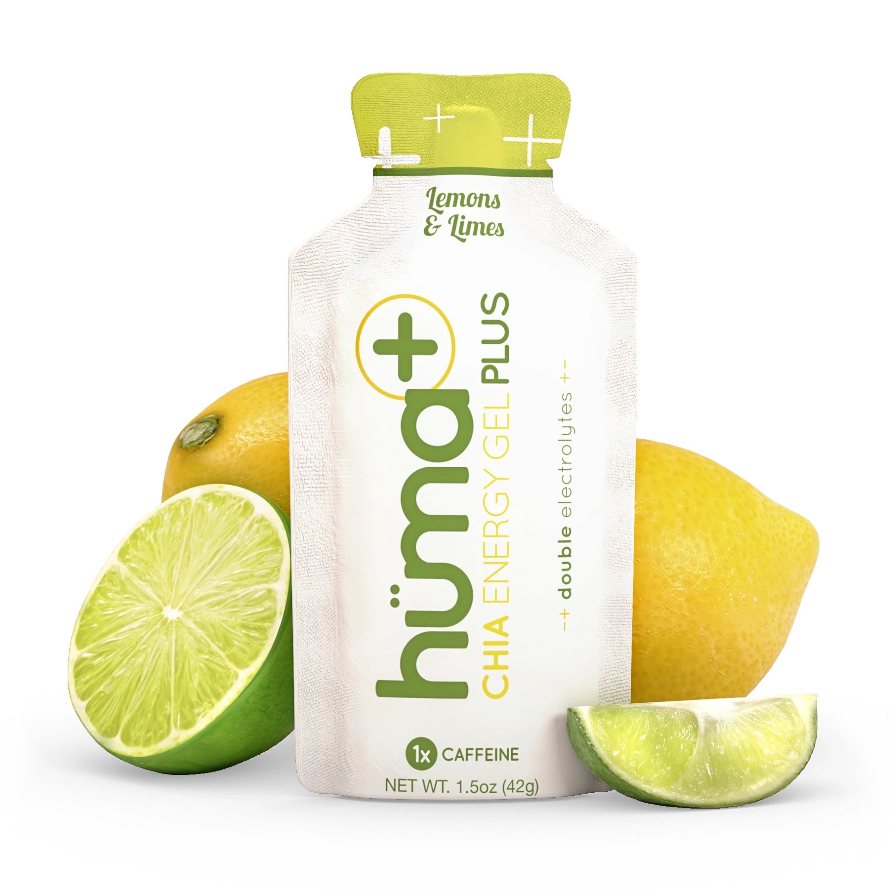 Huma Chia Energy Gel Plus - Natural Endurance Fuel for Runners, Cyclists & Athletes | Vegan, Gluten-Free & Organic | Boost Performance & Hydration During Workouts & Races