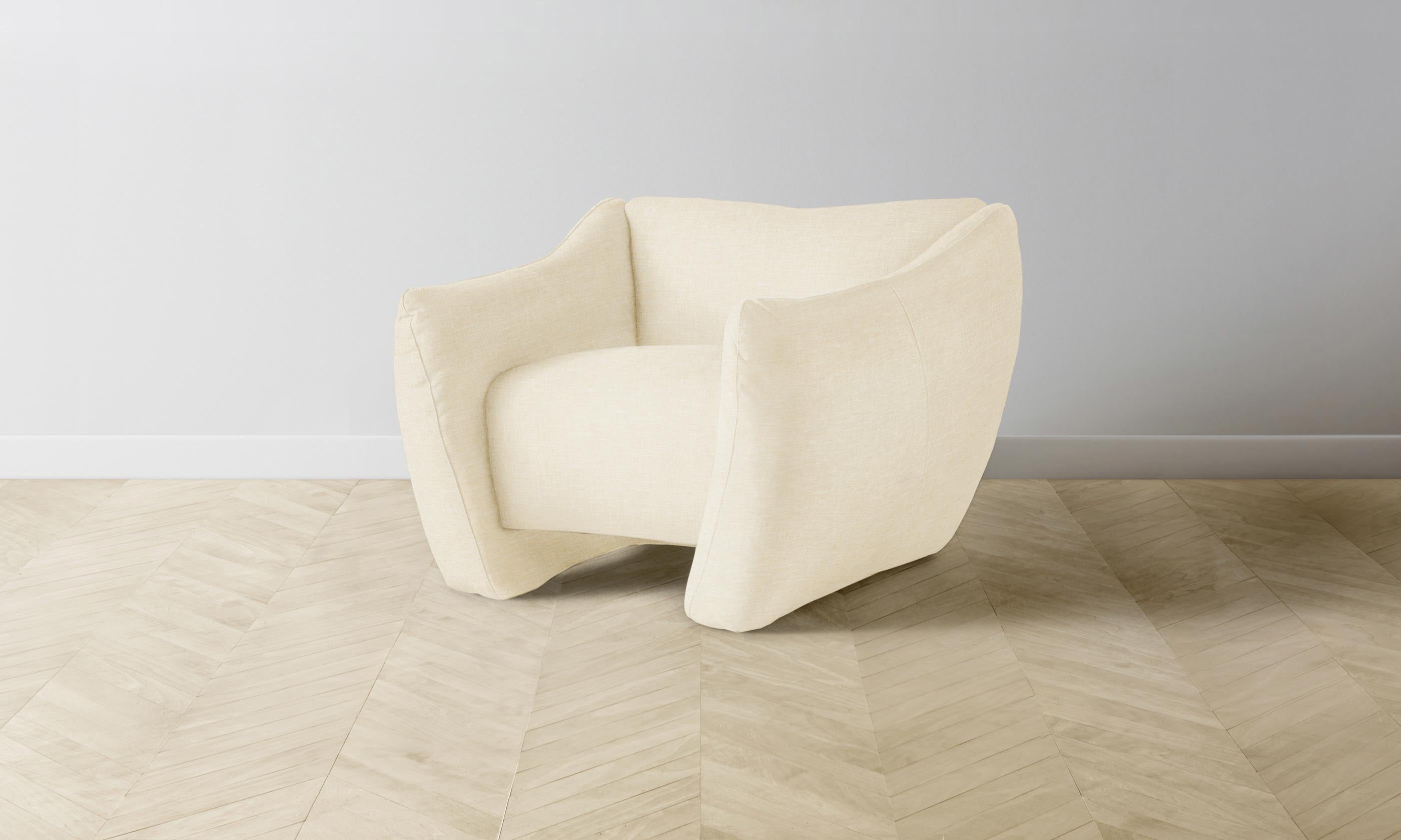 The Bond Chair - Premium Woven Chenille Performance Chair for Office & Home - Comfortable Desert Color Modern Furniture for Workspace, Living Room & Study