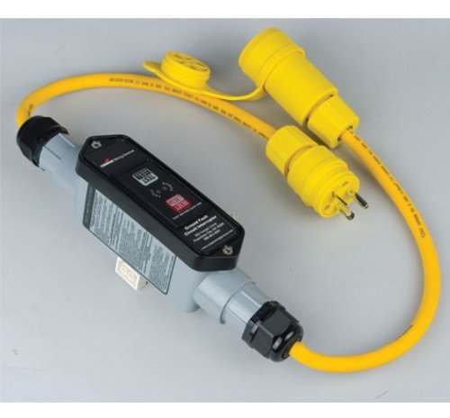 Cooper Wiring Devices GFCI Outlet, 20A 120V, 6-Foot 12/3 Cord with Weatherproof Cover - Ideal for Outdoor Electrical Safety in Gardens, Pools & Wet Locations