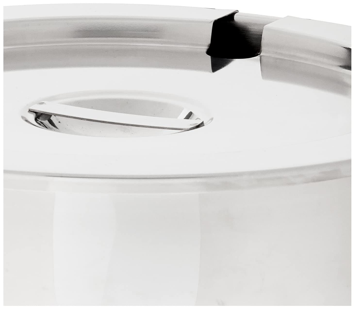 Winco 211 11-Quart Round Stainless Steel Marmite Soup Chafer with Cover & Frame | Commercial Buffet Catering & Food Warming Solution