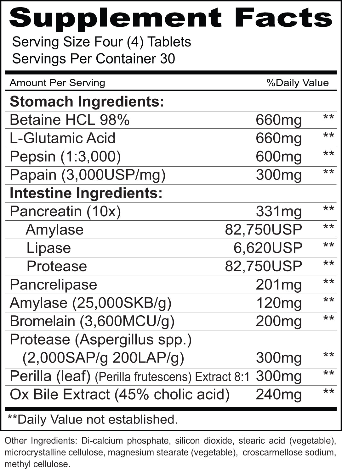 HypoGest - Premium Two-Phase Digestive Enzyme Supplement for Optimal Gut Health | Supports Digestion & Nutrient Absorption | Ideal for Meals & Occasional Indigestion Relief