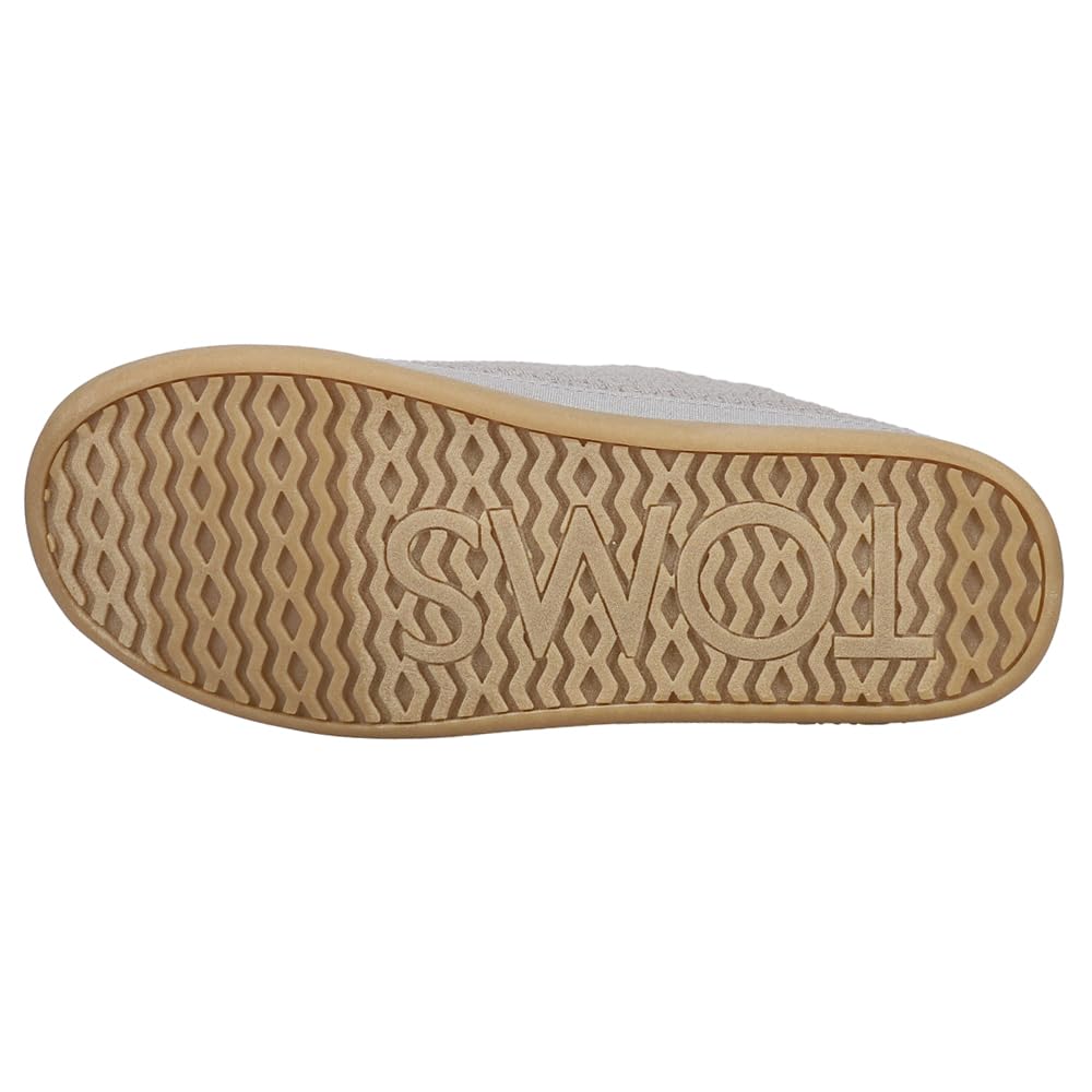 TOMS Women's Ezra Waffle Knit Clog Slippers - Comfortable House Shoes for Women, Cozy Indoor/Outdoor Slippers for Home, Lounge & Backyard Wear