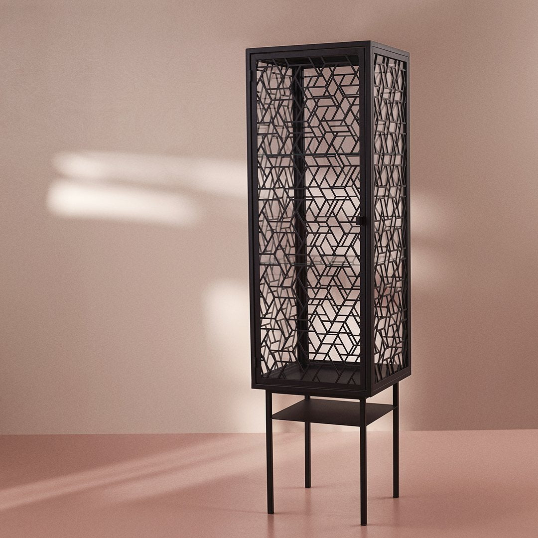 Rikke Frost Enigma Cabinet - Warm Nordic Style Storage Solution for Living Room, Bedroom & Office Organization