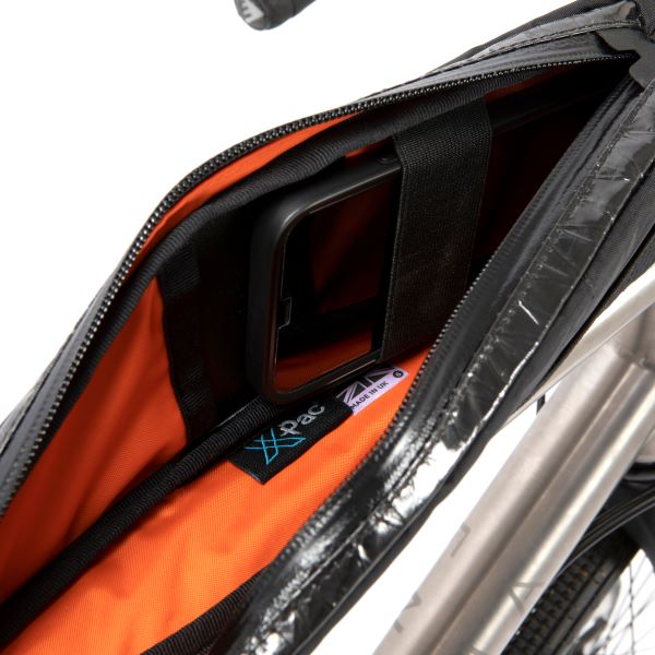 Restrap Race Top Tube Bag - Lightweight & Waterproof Bike Storage for Road & Mountain Biking - Perfect for Phone, Keys & Snacks on Cycling Adventures