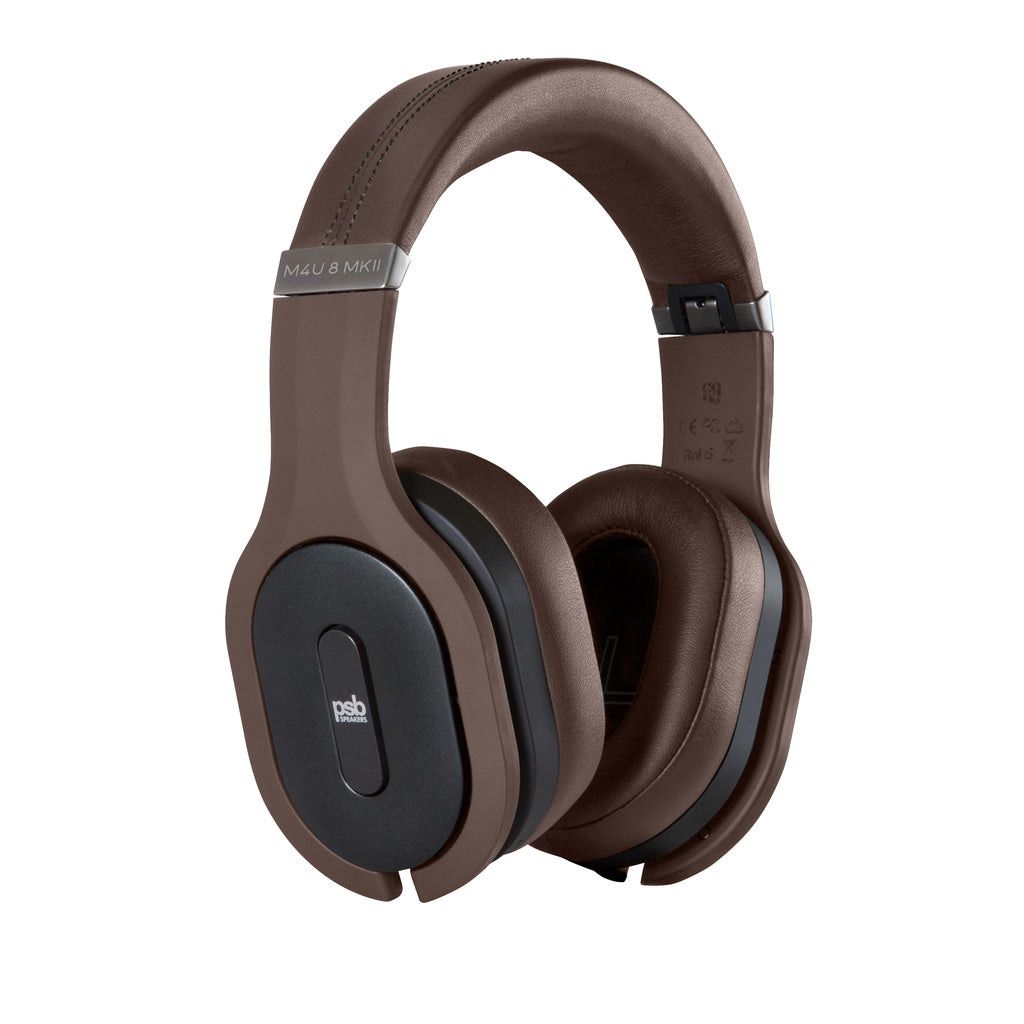PSB M4U MKII Premium Noise Cancelling Over-Ear Headphones - Black | Studio-Quality Sound for Music, Gaming & Travel