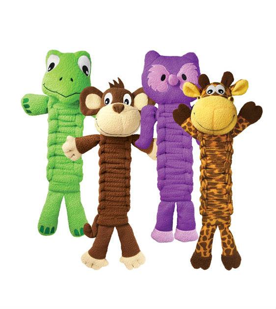 Kong Bendeez Giraffe Chew Toy for Dogs - Durable Interactive Pet Chew Toy for Teething, Boredom & Anxiety Relief - Perfect for Playtime, Training & Dental Health